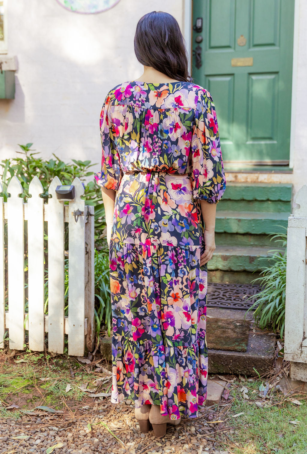 Billie Dress in Winter Bouquet