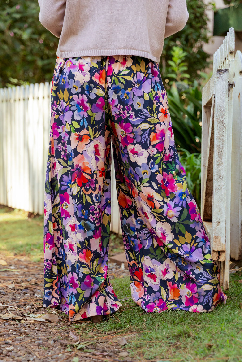 Larsa Pant in Winter Bouquet