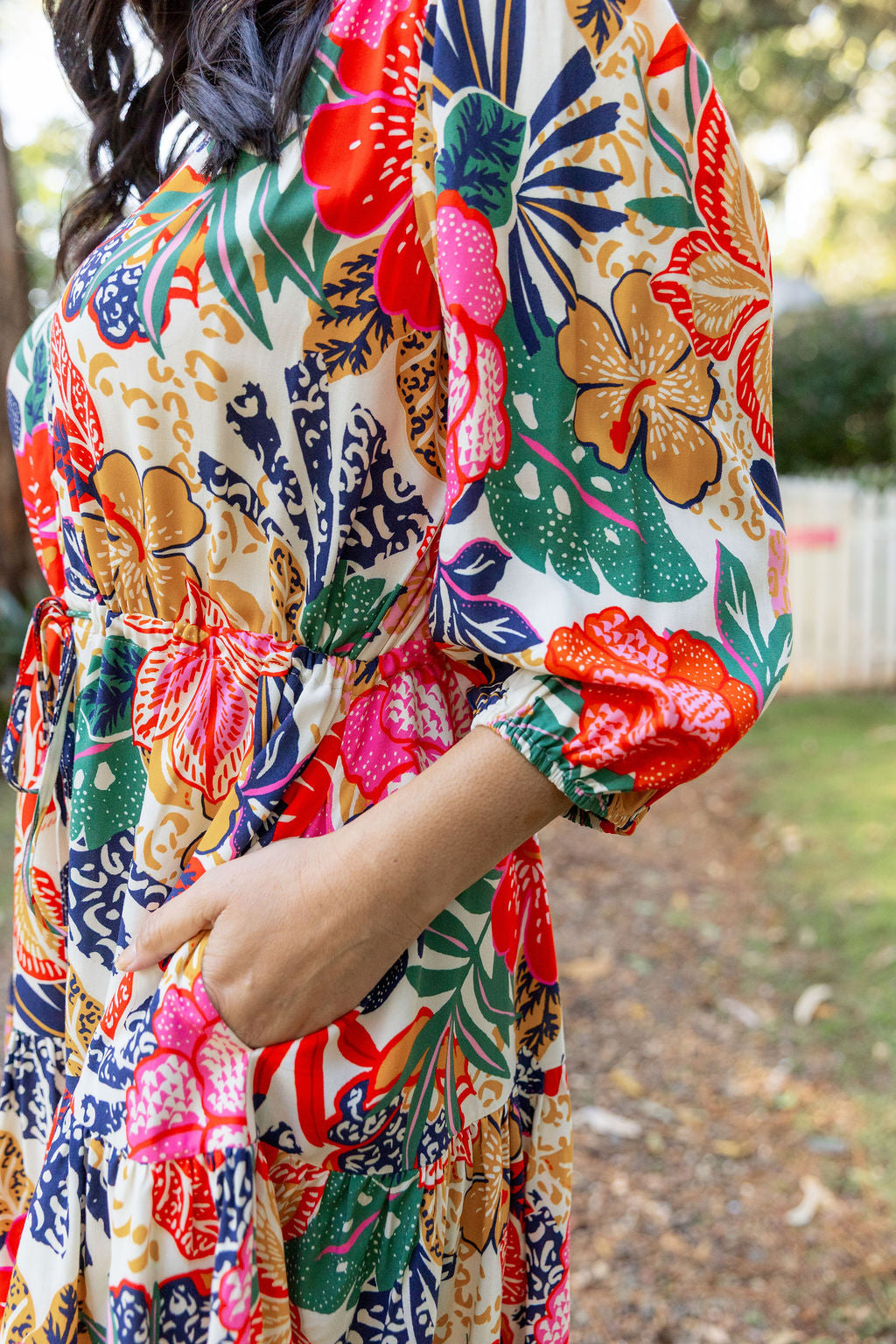 Ziggy Dress in Hibiscus