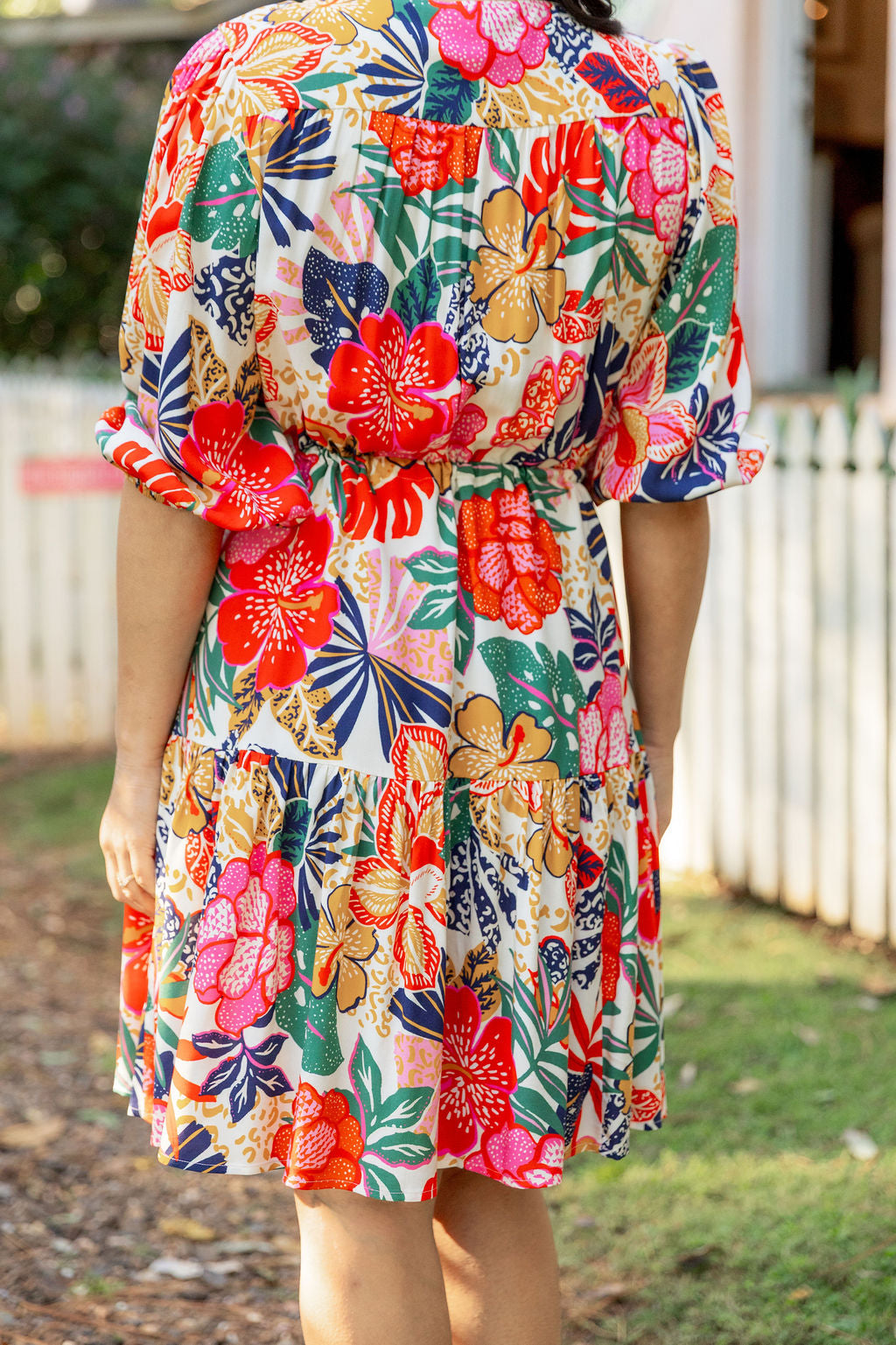 Ziggy Dress in Hibiscus