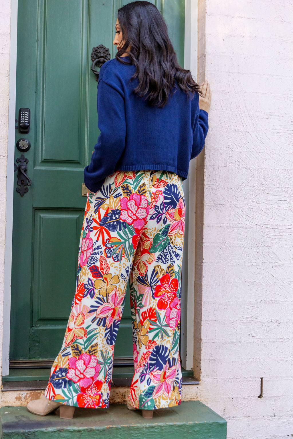 Gina Pant in Hibiscus