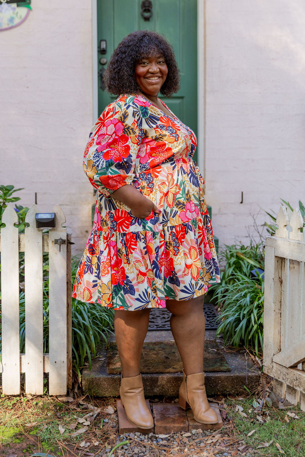 Ziggy Dress in Hibiscus