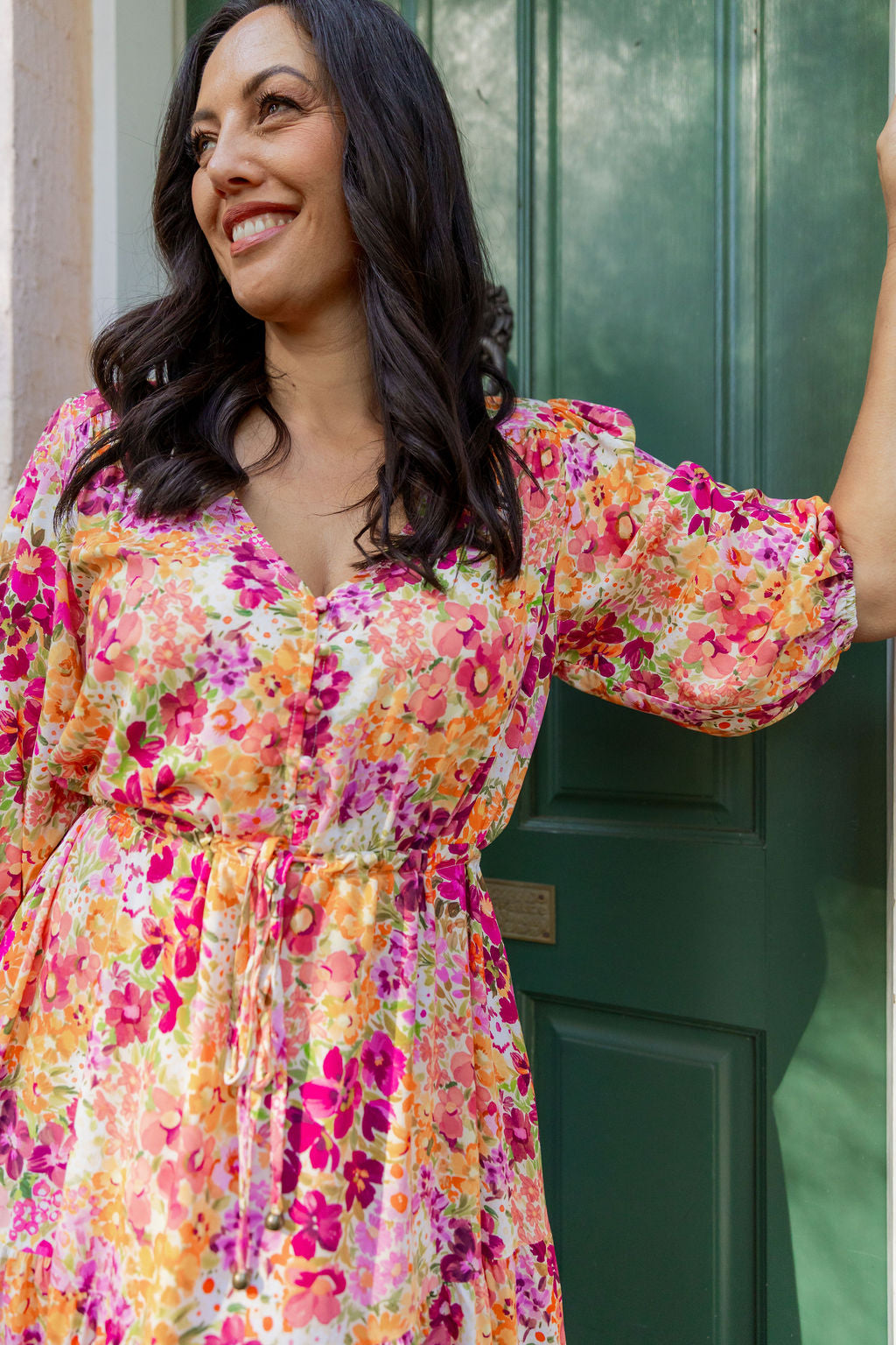 Billie Dress in Giardino Fall