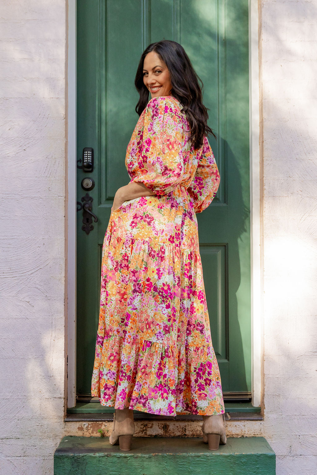 Billie Dress in Giardino Fall