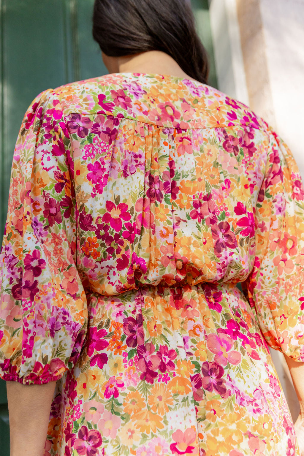 Billie Dress in Giardino Fall