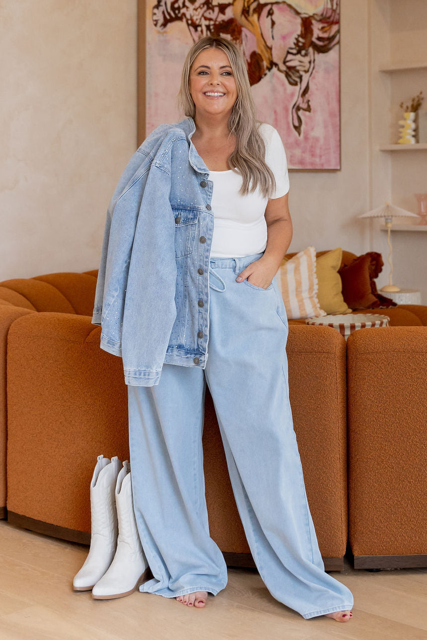 Dexter Jean in Light Blue Wash