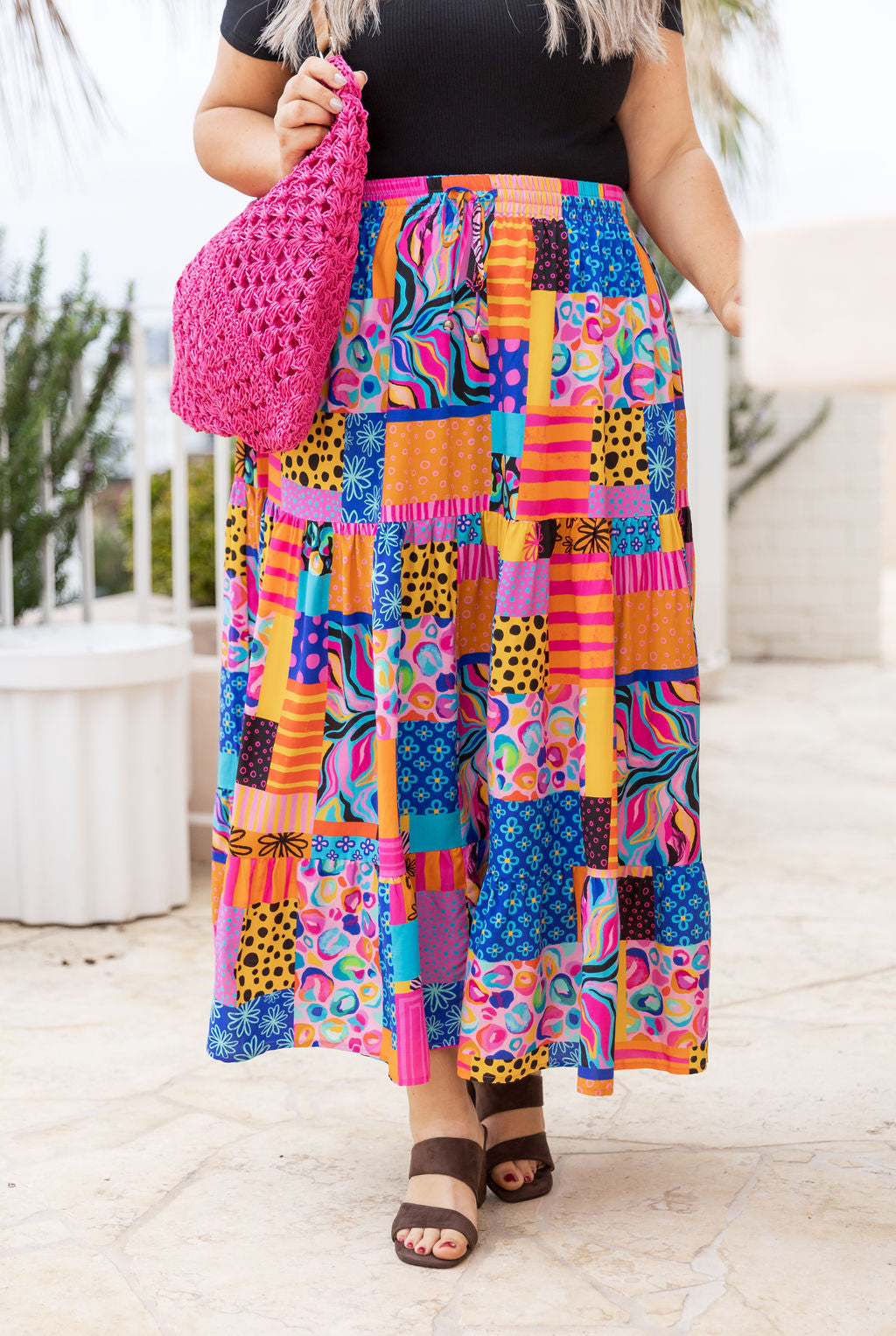 Carrie Skirt in Tara's Patchwork by Kasey Rainbow