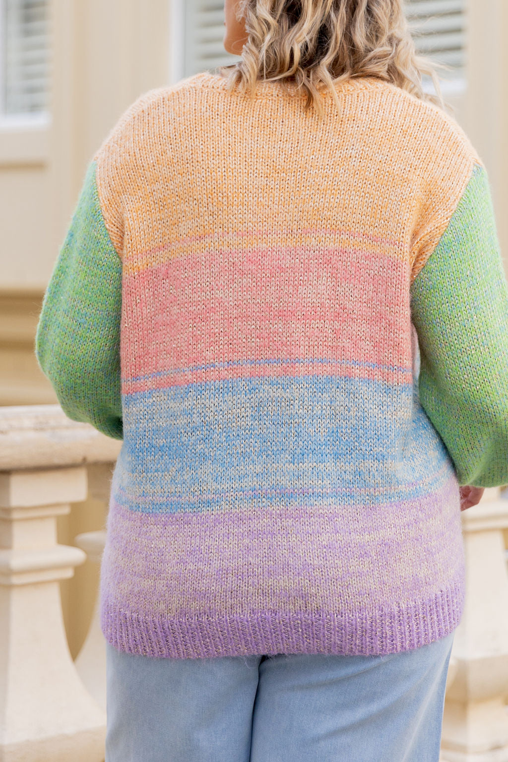 Amsterdam Knit in Sparkle Rainbow