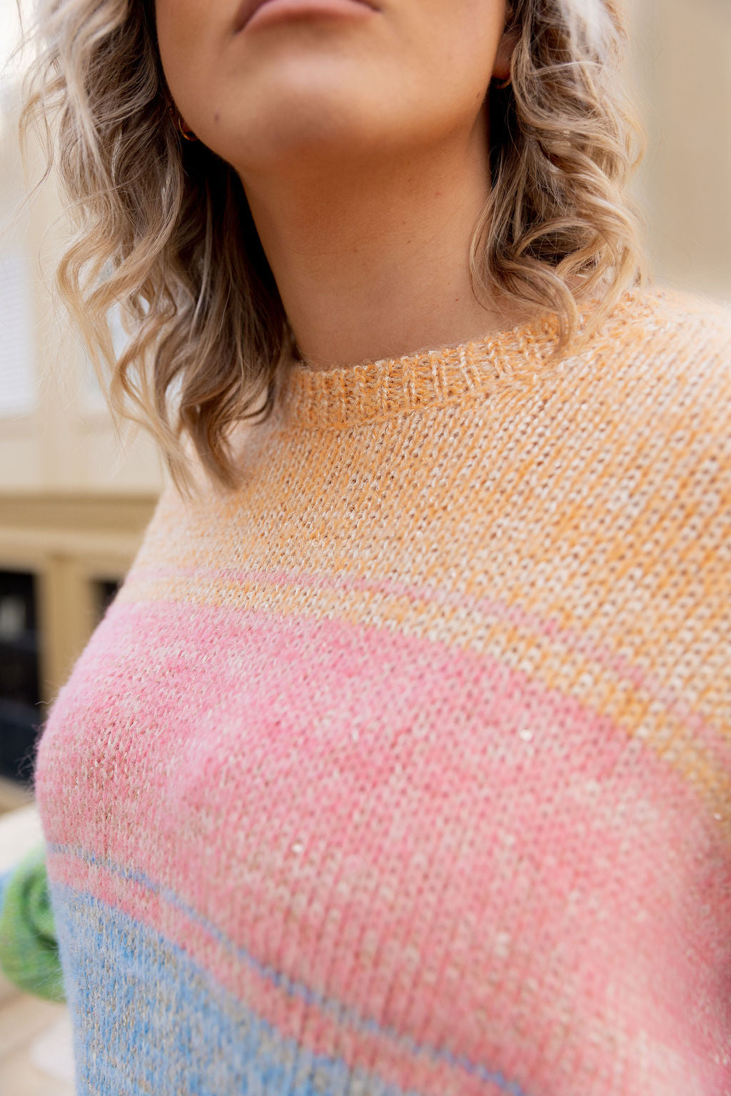 Amsterdam Knit in Sparkle Rainbow