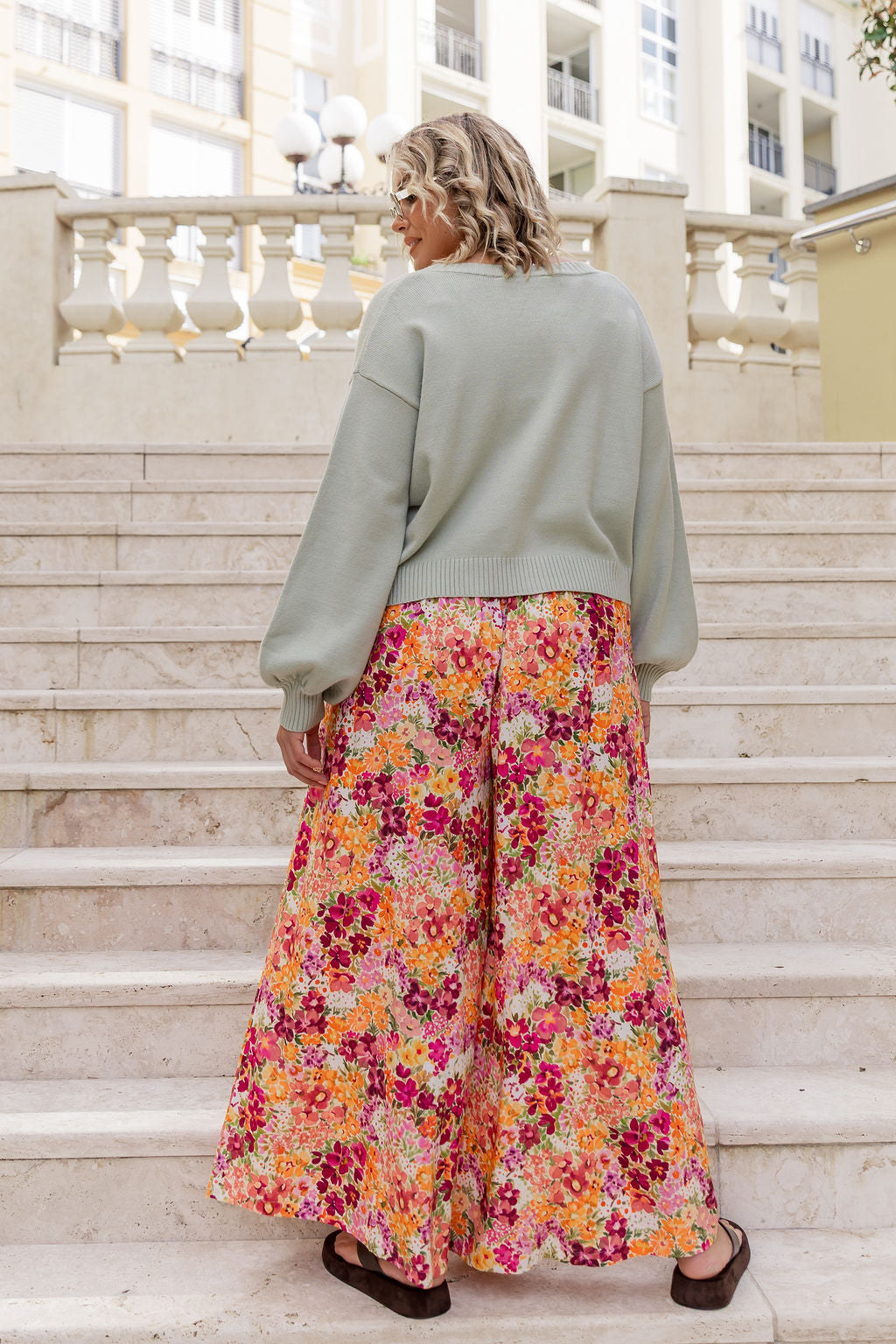 Mira Cropped Cardigan in Sage