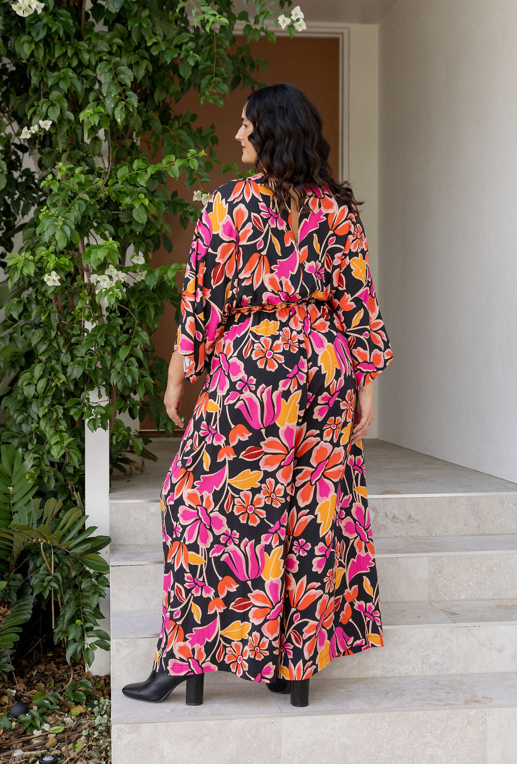 Polly Jumpsuit in Winter Botanica
