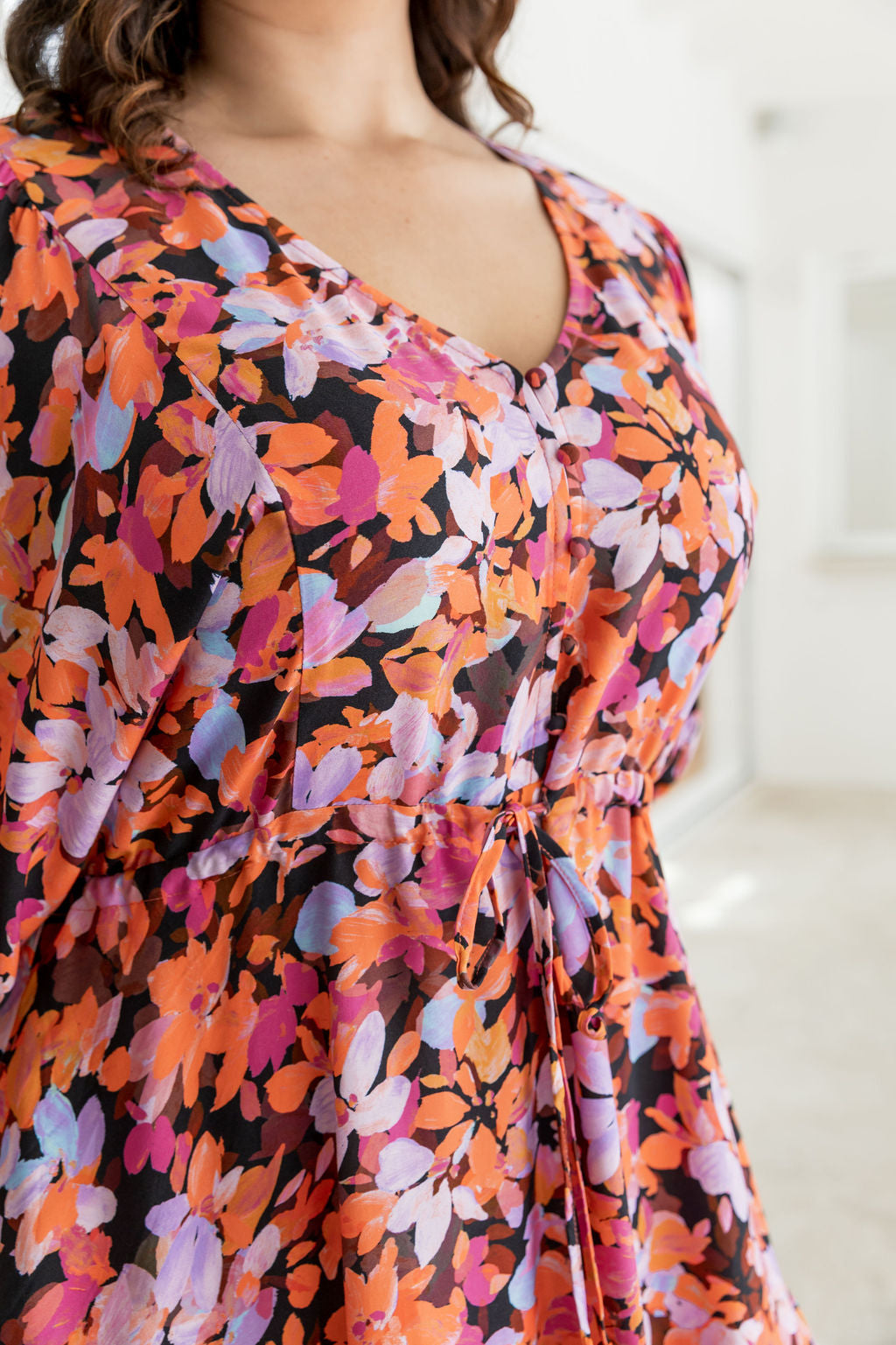 Addison Dress in Dusk Floral