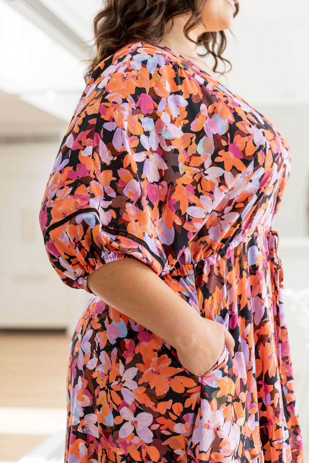 Addison Dress in Dusk Floral