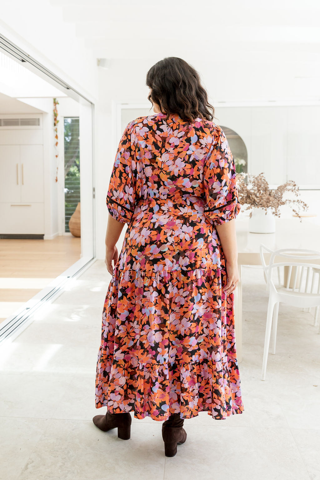Addison Dress in Dusk Floral