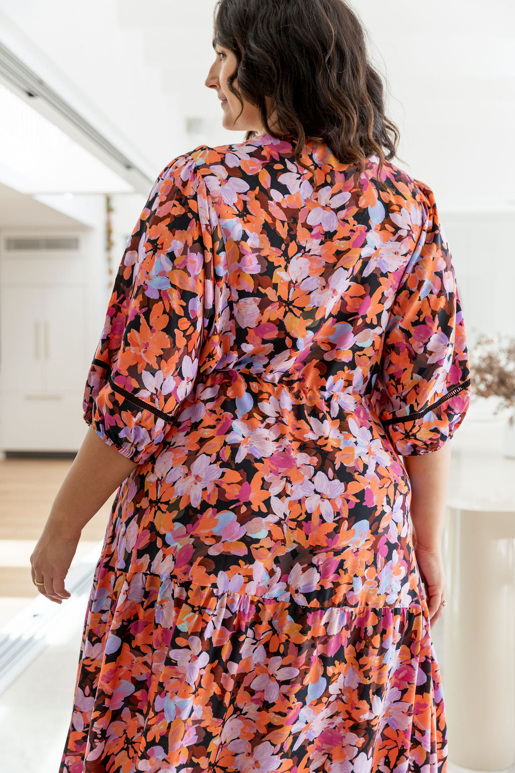 Addison Dress in Dusk Floral