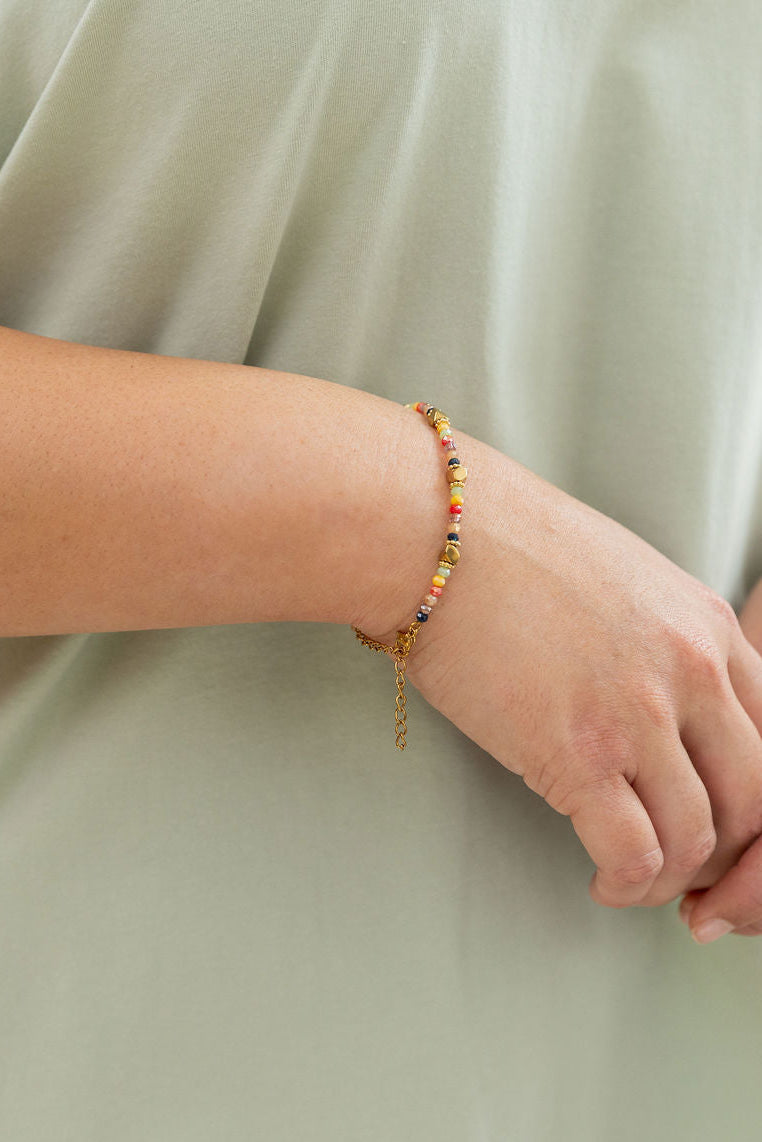 Mixed Beaded Bracelet - Multi