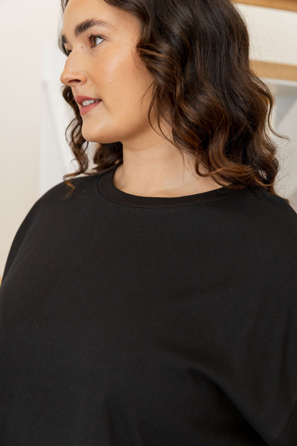 Rory Long Sleeve Tee in Black