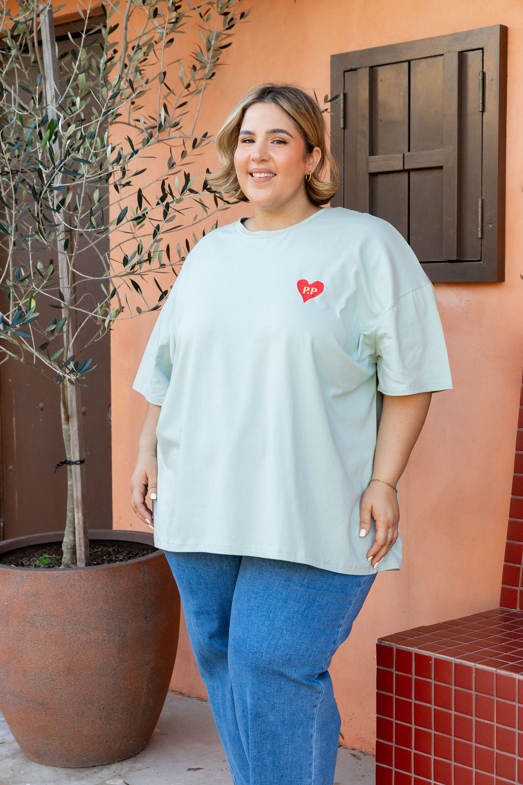 Alfie Oversized Tee in Magic/Sage