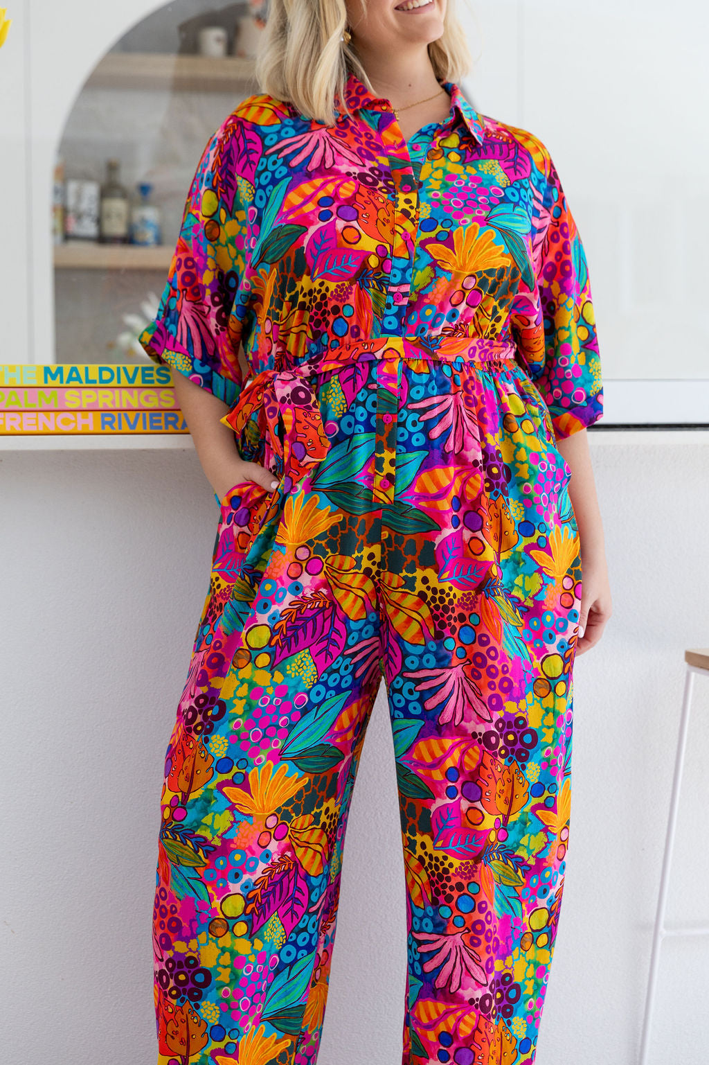 Maddy Jumpsuit in Jungle Bungle by Kasey Rainbow
