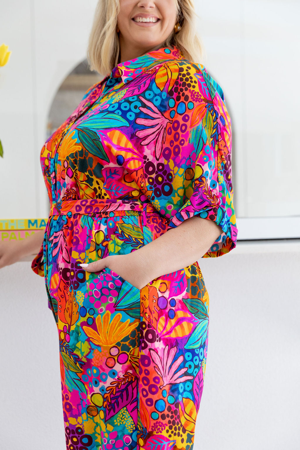 Maddy Jumpsuit in Jungle Bungle by Kasey Rainbow