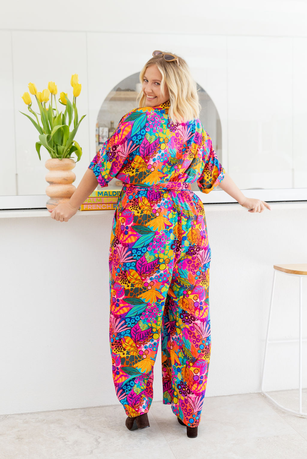 Maddy Jumpsuit in Jungle Bungle by Kasey Rainbow