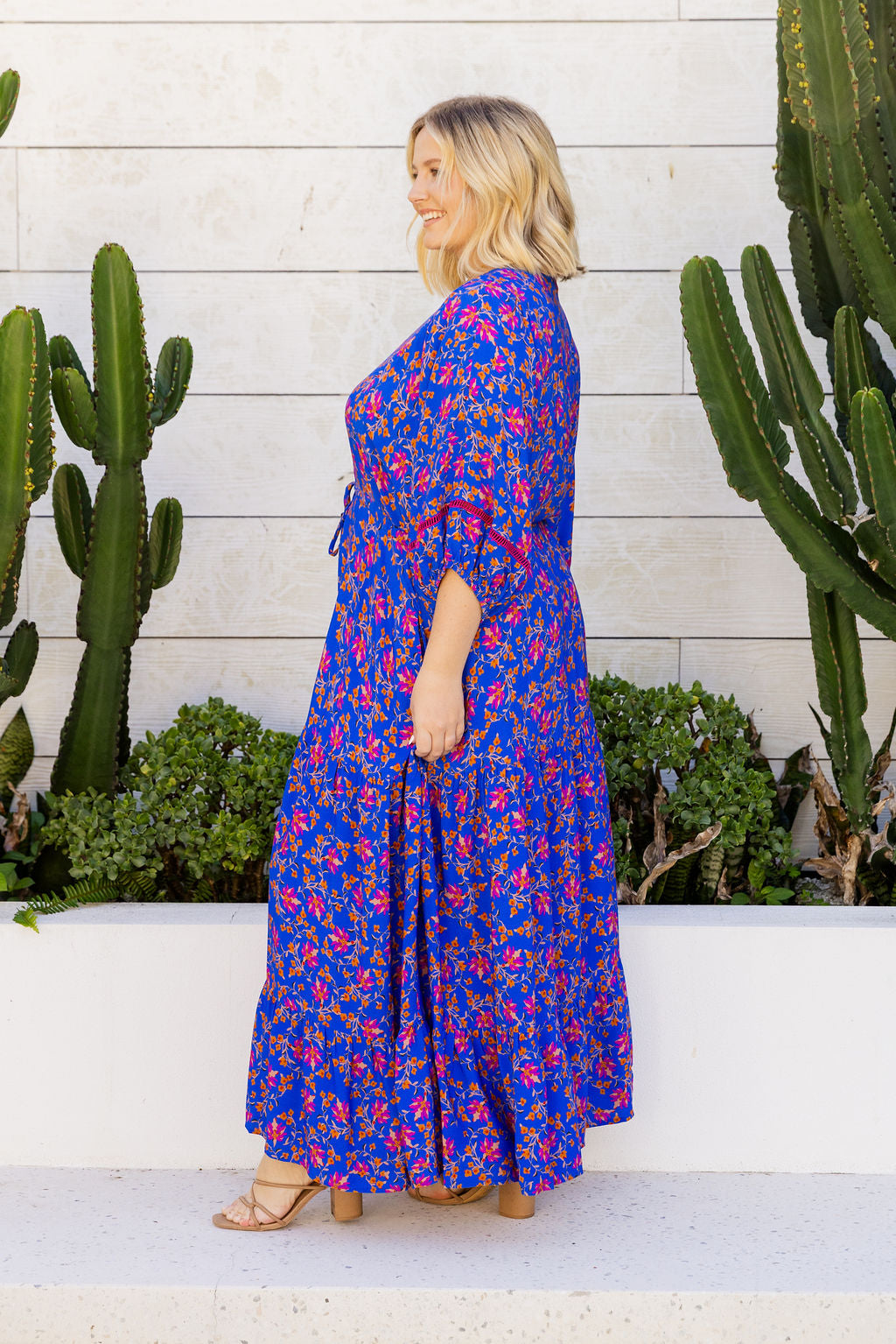 Addison Dress in Winter Blooms