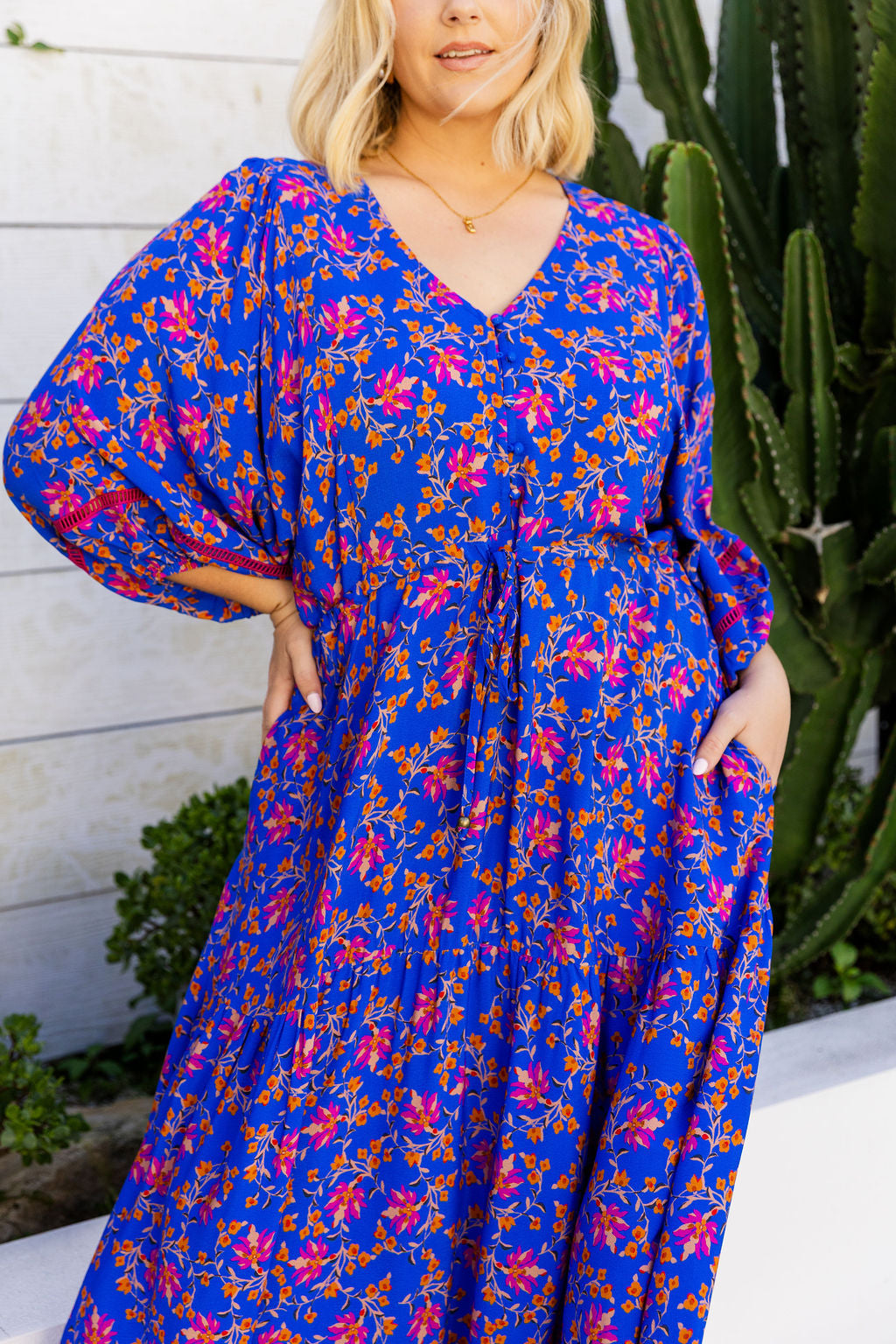 Addison Dress in Winter Blooms