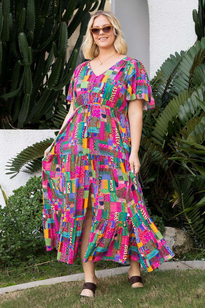 Bonnie Dress in Bold Vibes