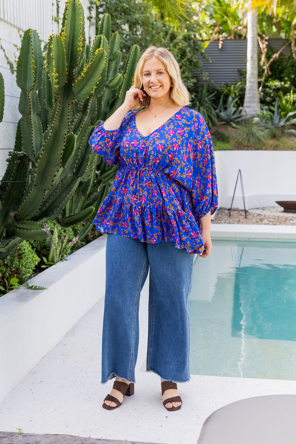 Brooklyn Top in Winter Blooms