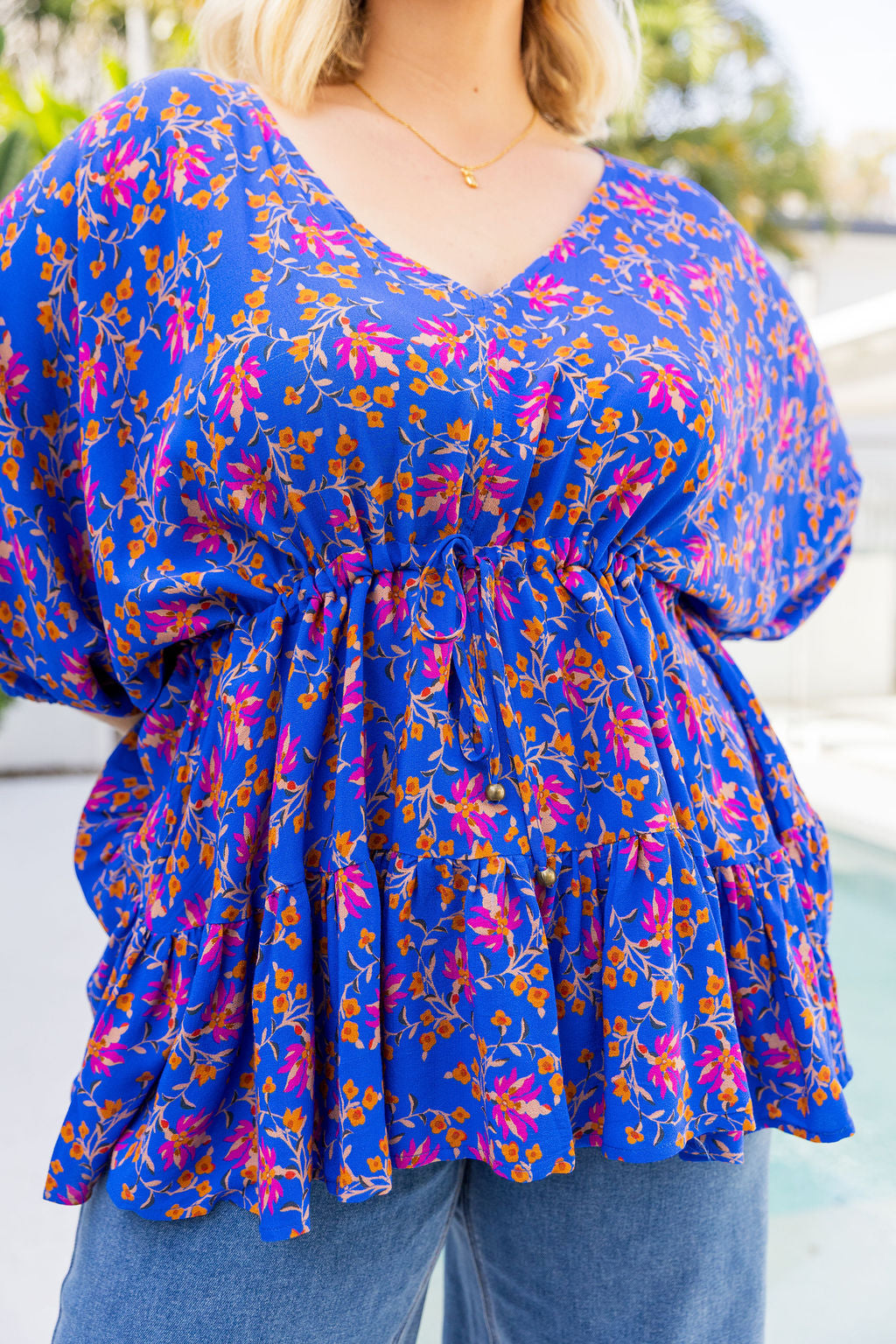 Brooklyn Top in Winter Blooms
