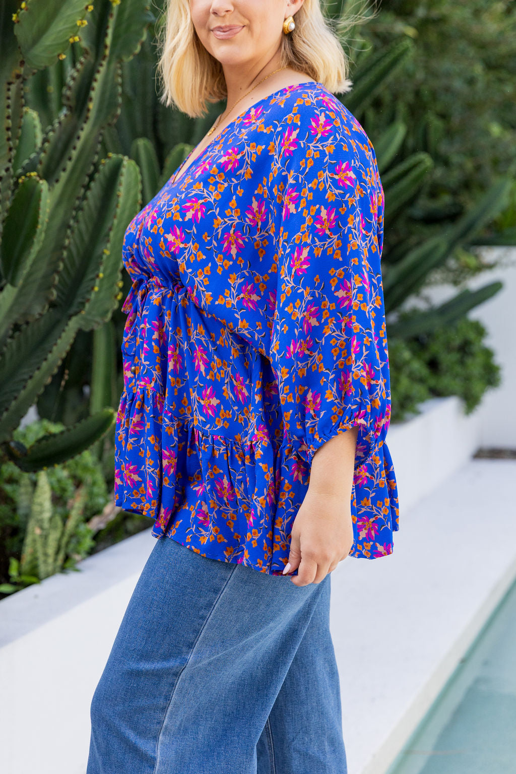 Brooklyn Top in Winter Blooms