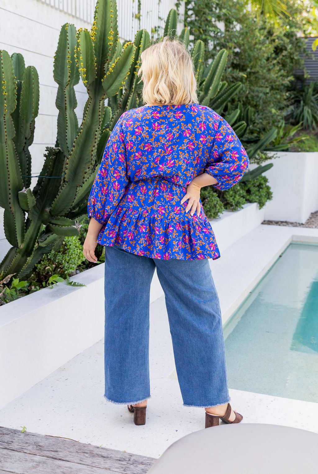 Brooklyn Top in Winter Blooms