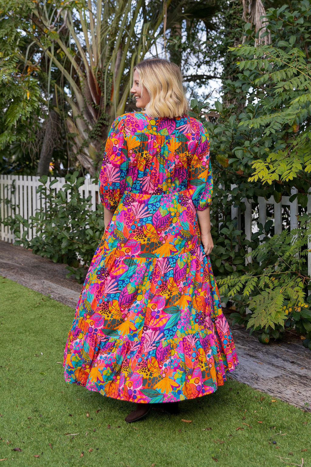 Billie Maxi Dress in Jungle Bungle by Kasey Rainbow