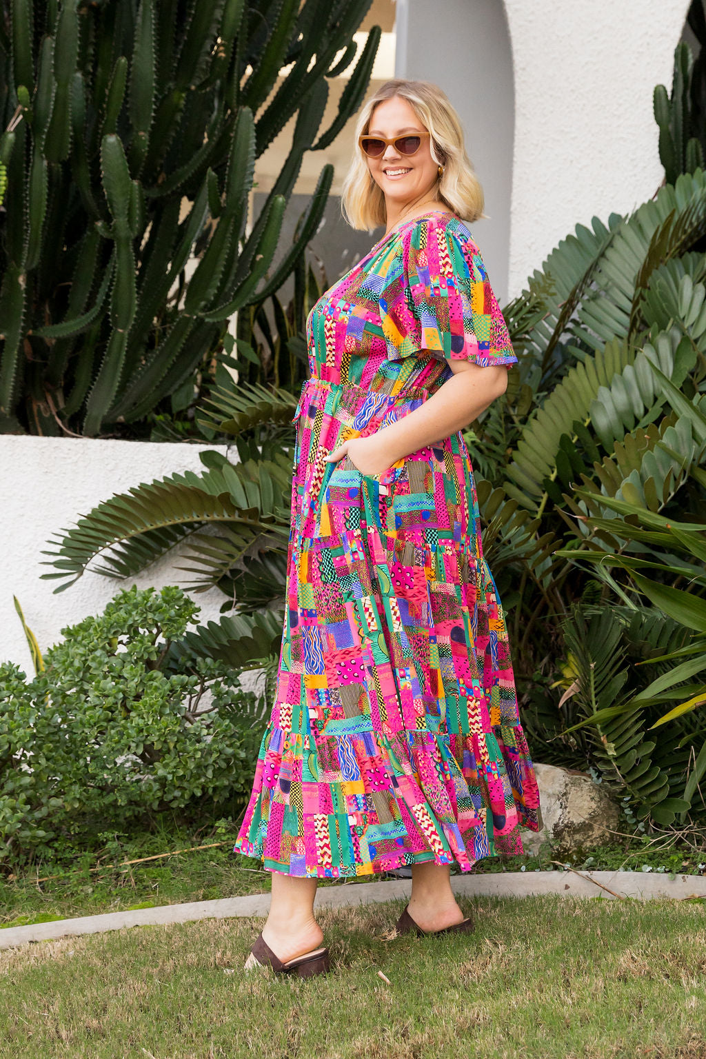 Bonnie Dress in Bold Vibes