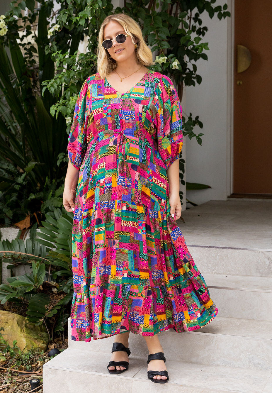 Addison Maxi Dress in Bold Vibes