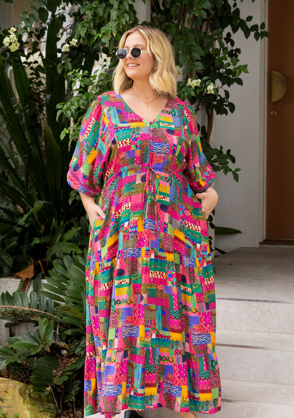 Addison Maxi Dress in Bold Vibes