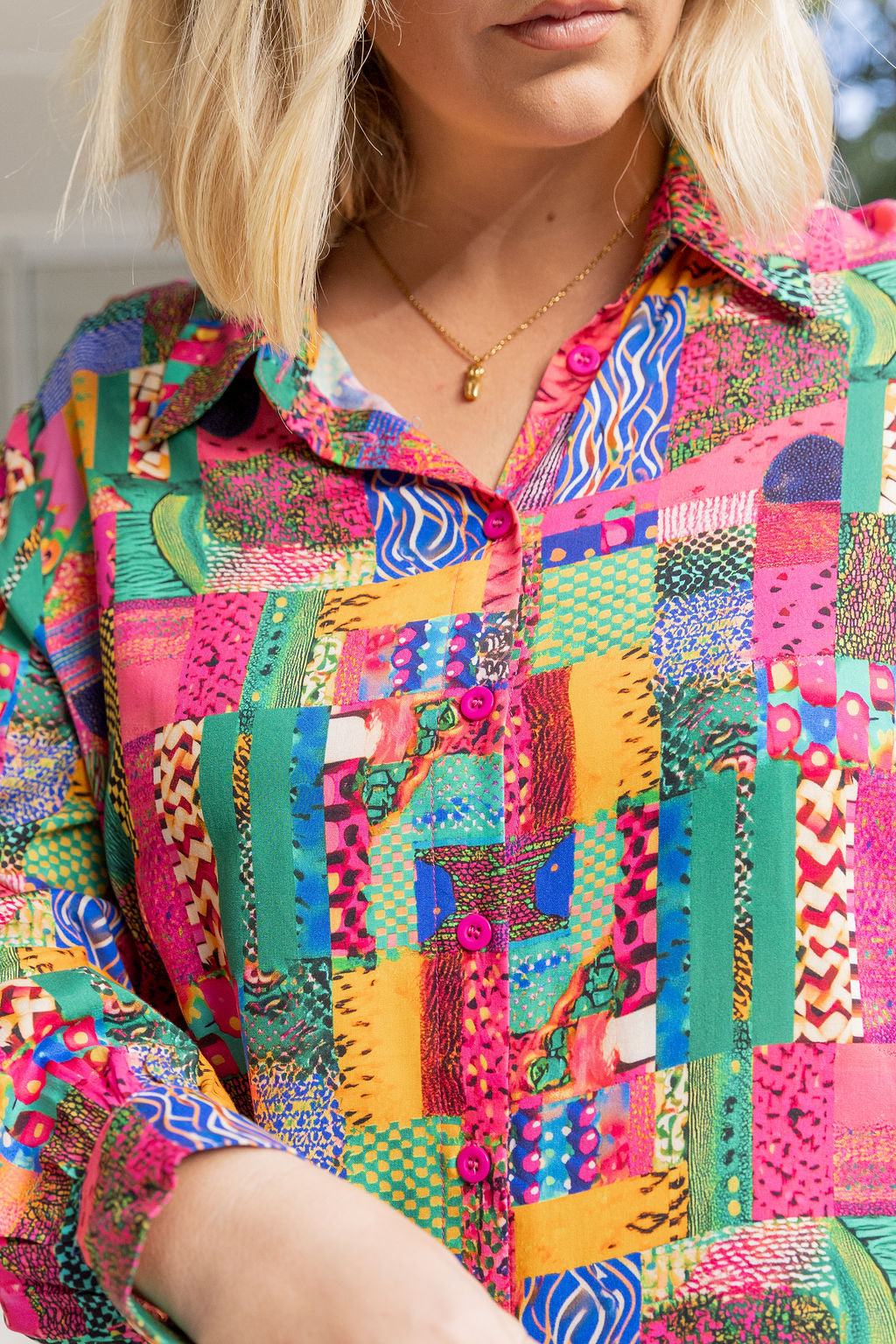 Lana Shirt in Bold Vibes