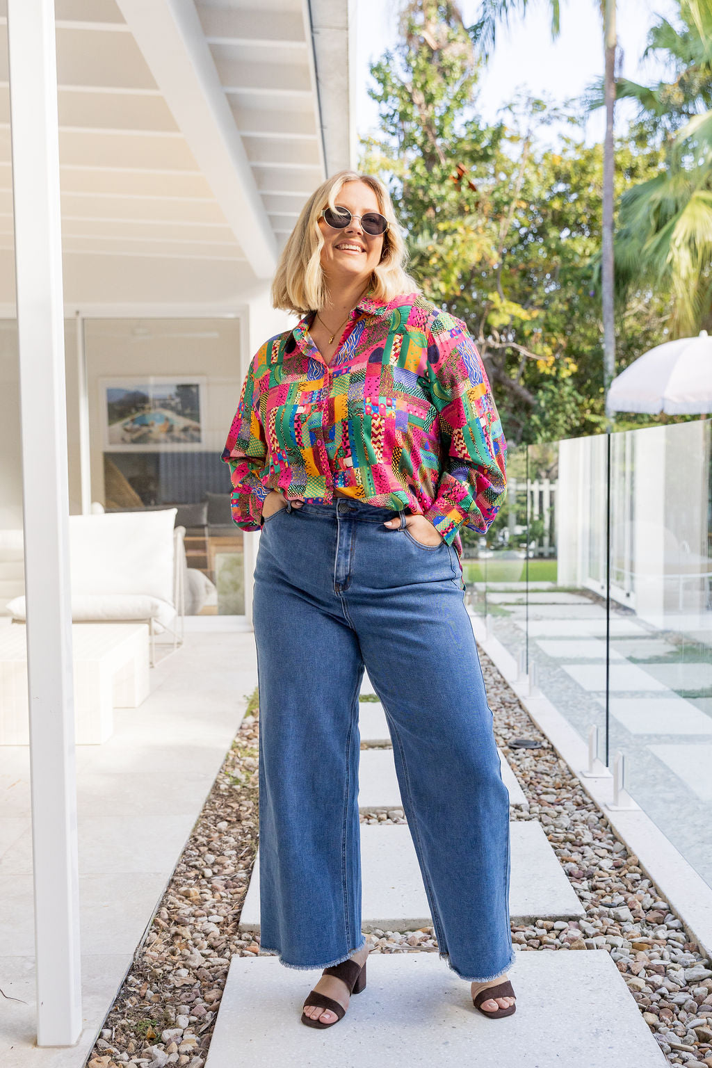 Lana Shirt in Bold Vibes