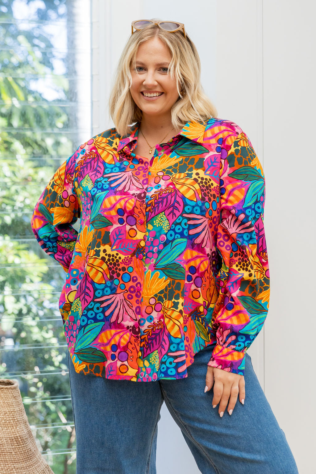 Lana Shirt in Jungle Bungle by Kasey Rainbow