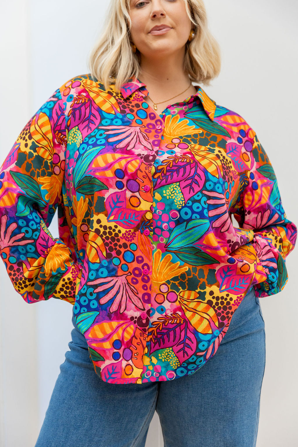 Lana Shirt in Jungle Bungle by Kasey Rainbow