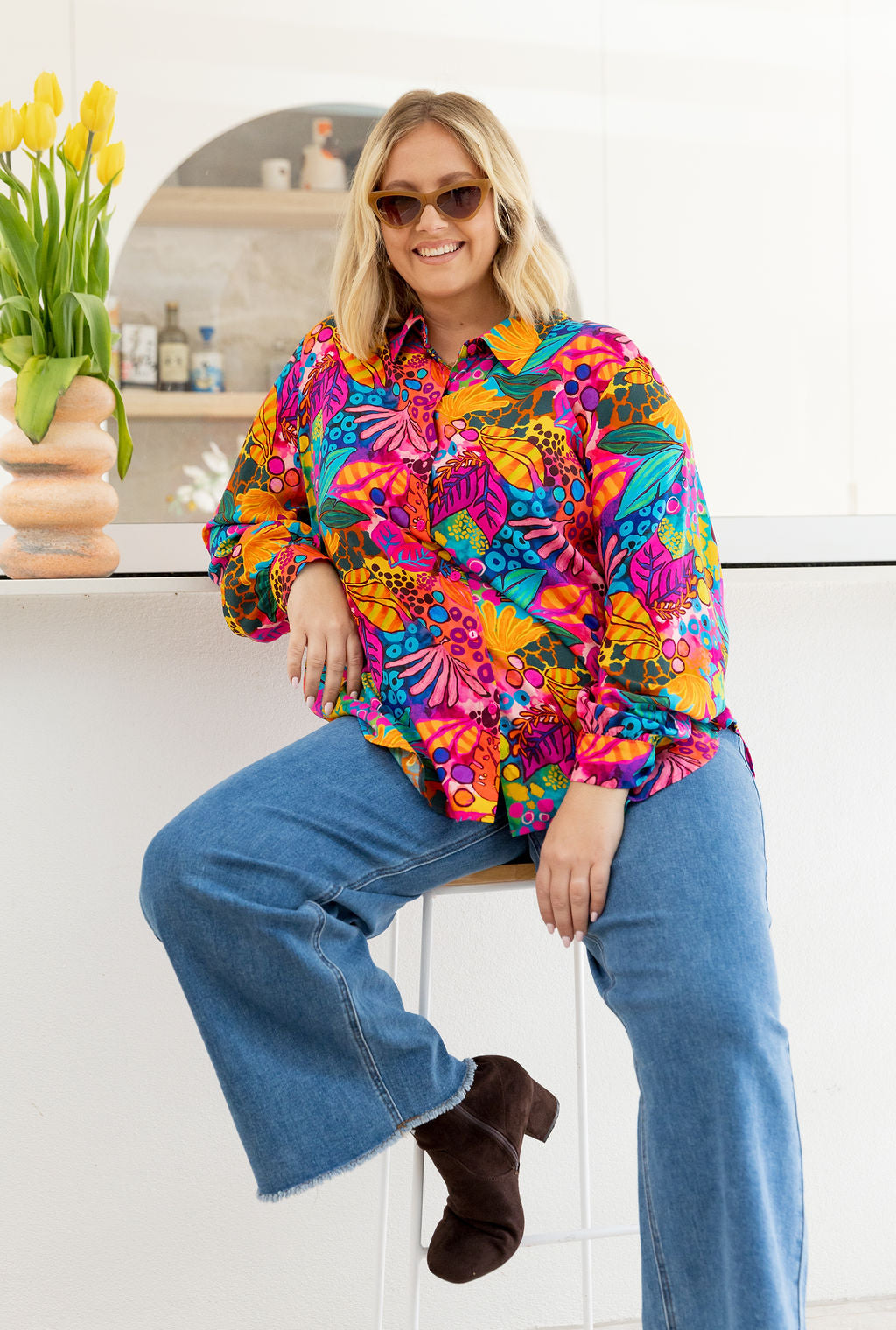 Lana Shirt in Jungle Bungle by Kasey Rainbow