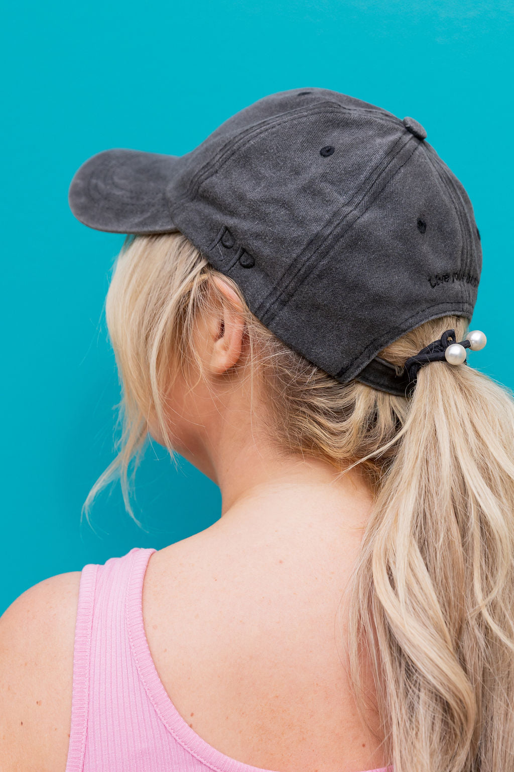 PP Cap in Washed Black