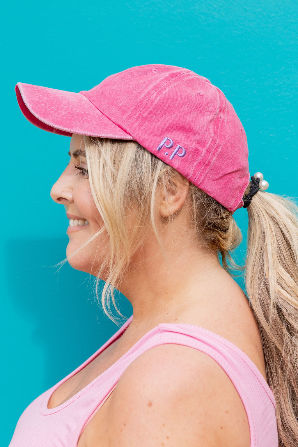 PP Cap in Washed Pink