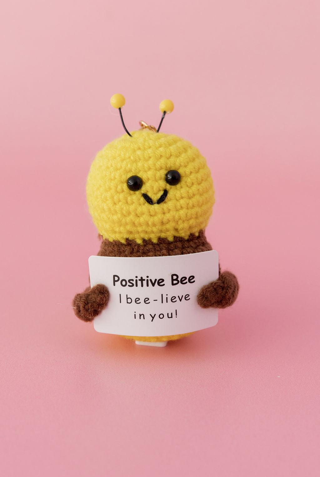 Positive Bee Keychain
