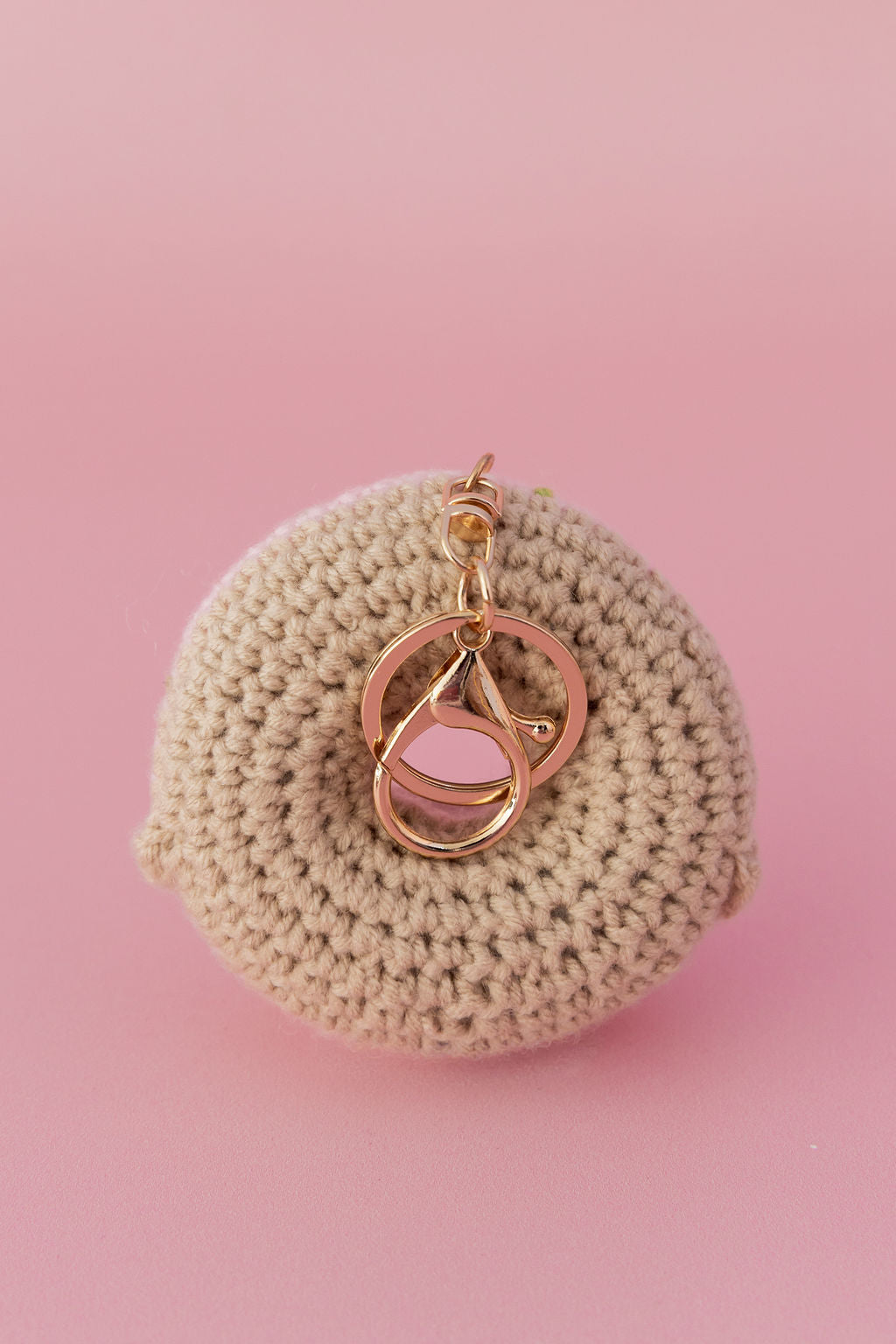 Positive Doughnut Keychain