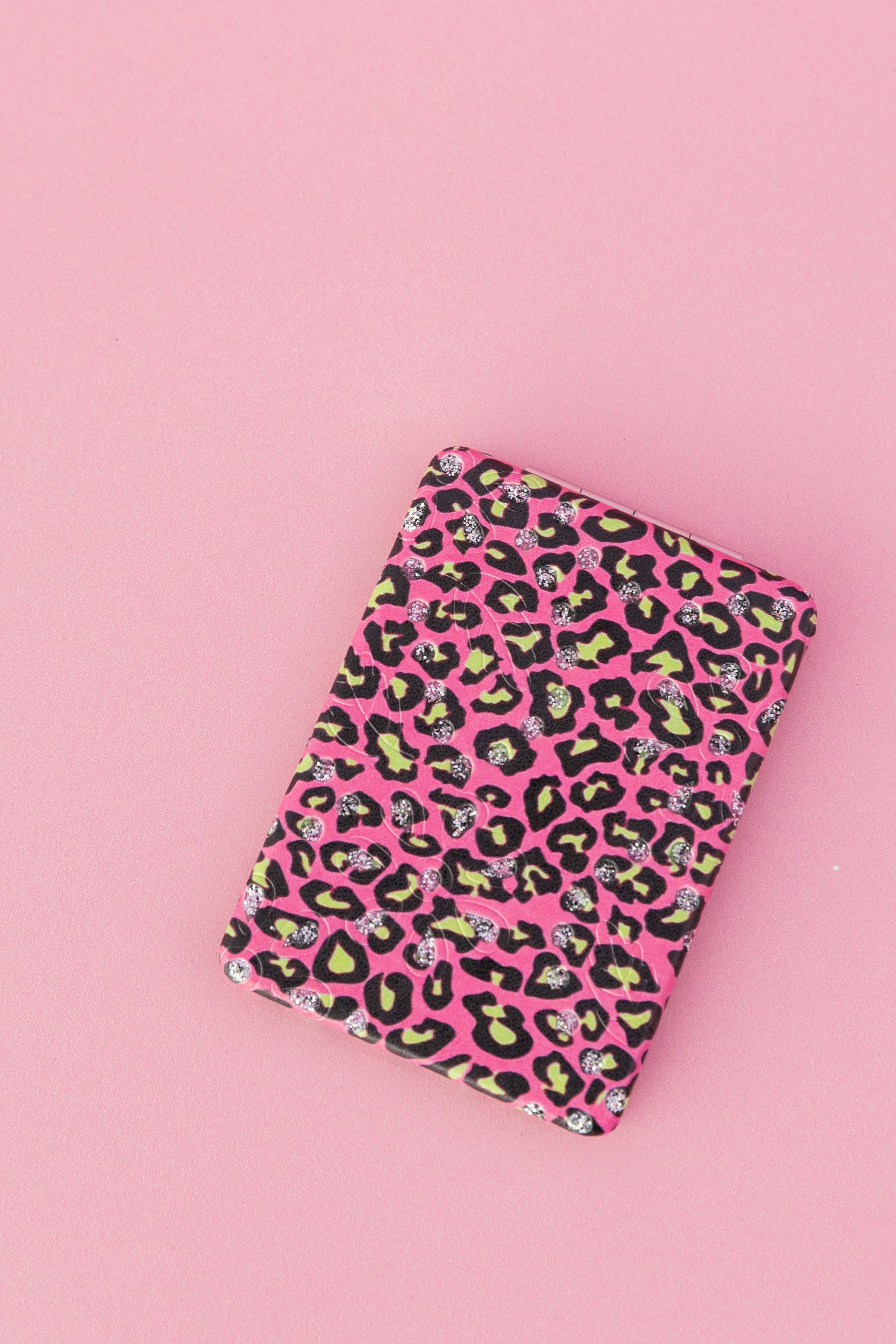 Pocket Mirror in Vibrant Leopard