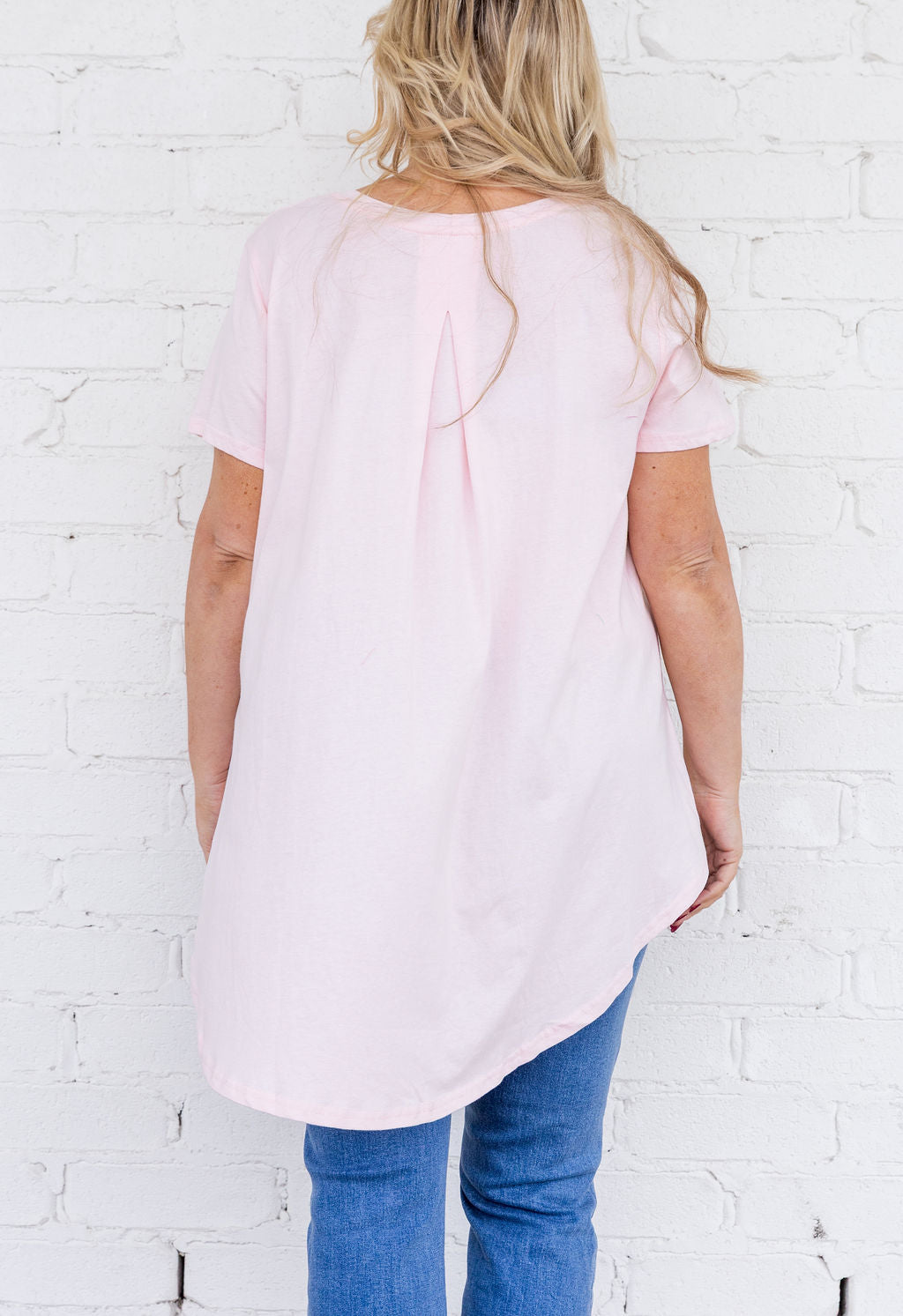 Jayden Tee in Light Pink