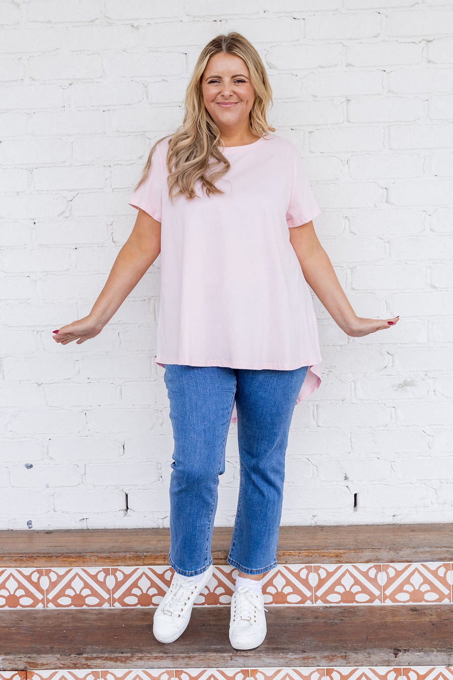 Jayden Tee in Light Pink