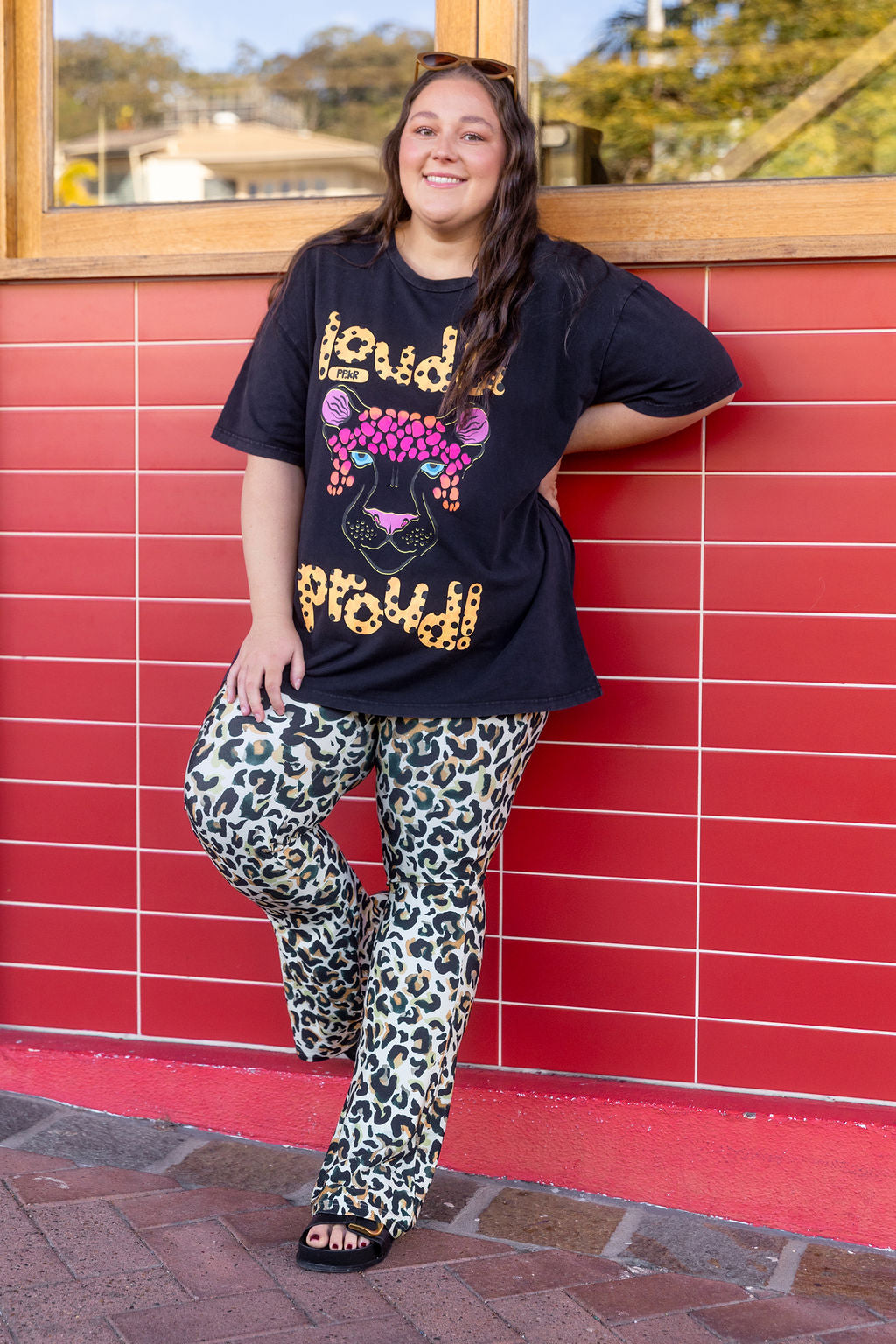 Alfie Oversized Tee in Lila by Kasey Rainbow