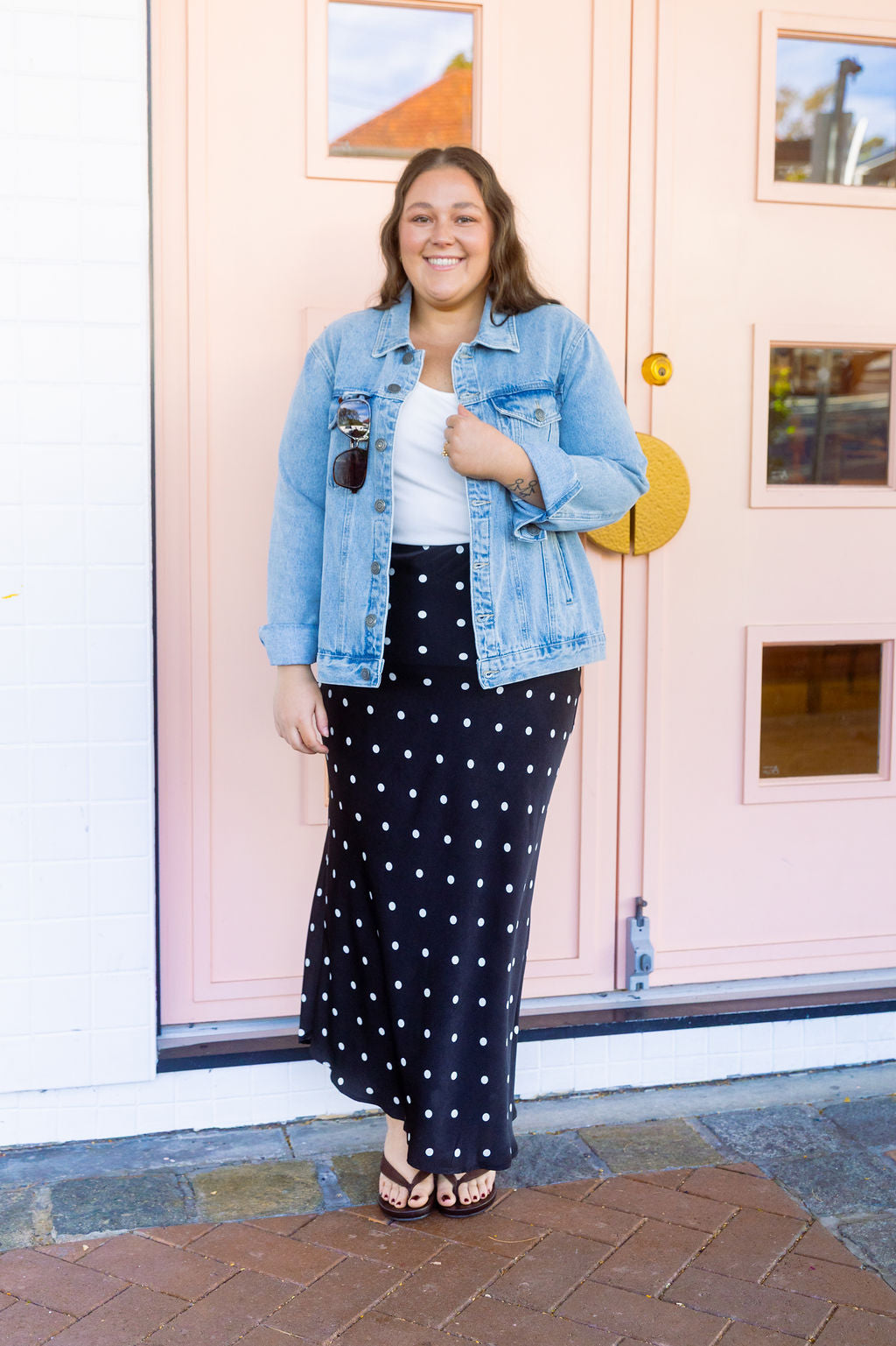 Hayden Denim Jacket in Light Blue Wash